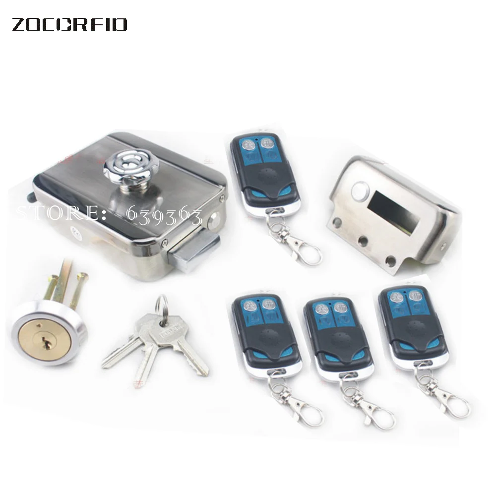 DIY battery Smart Home Security Electronic Lock Stealth Wireless Remote