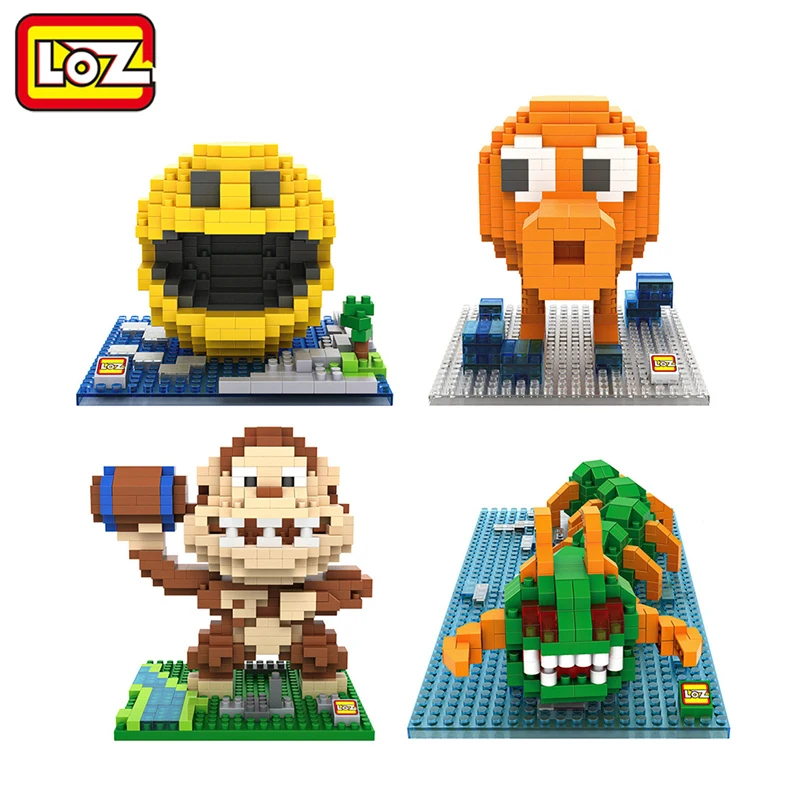 

LOZ Pixels Figure Building Blocks Toy Pacman Pac Man Orangutan Octopus Chilopod Assemblage Figure Toy Christmas gift 14+ Anime