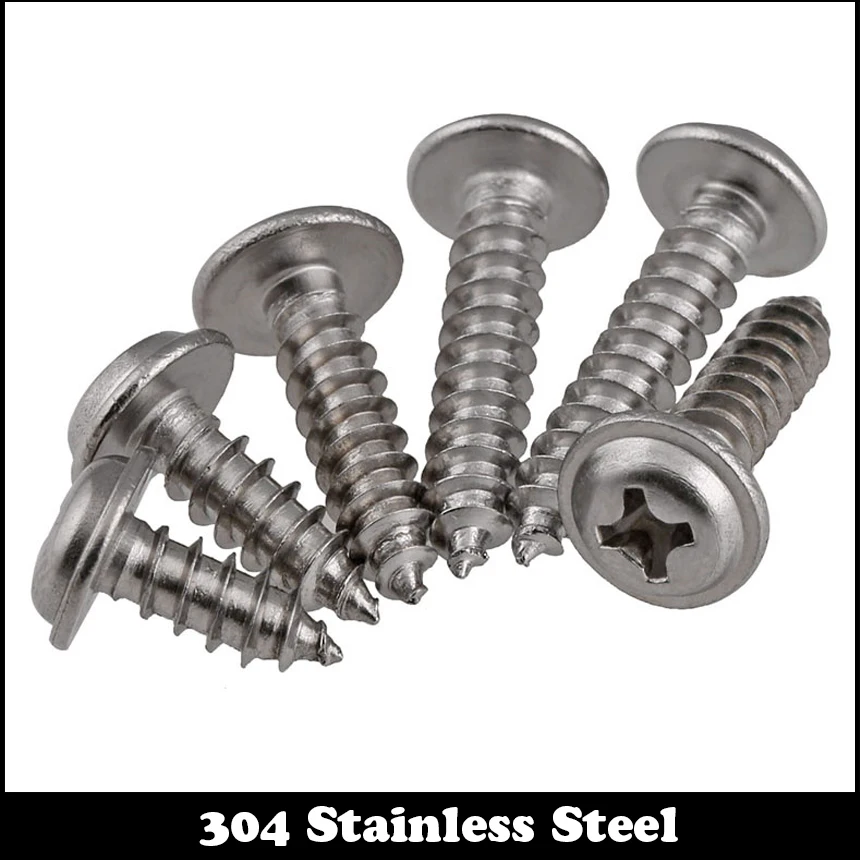 M4 M4*16 M4x16 M4*20 M4x20 304 Stainless Steel SS PWA Pan Round Head