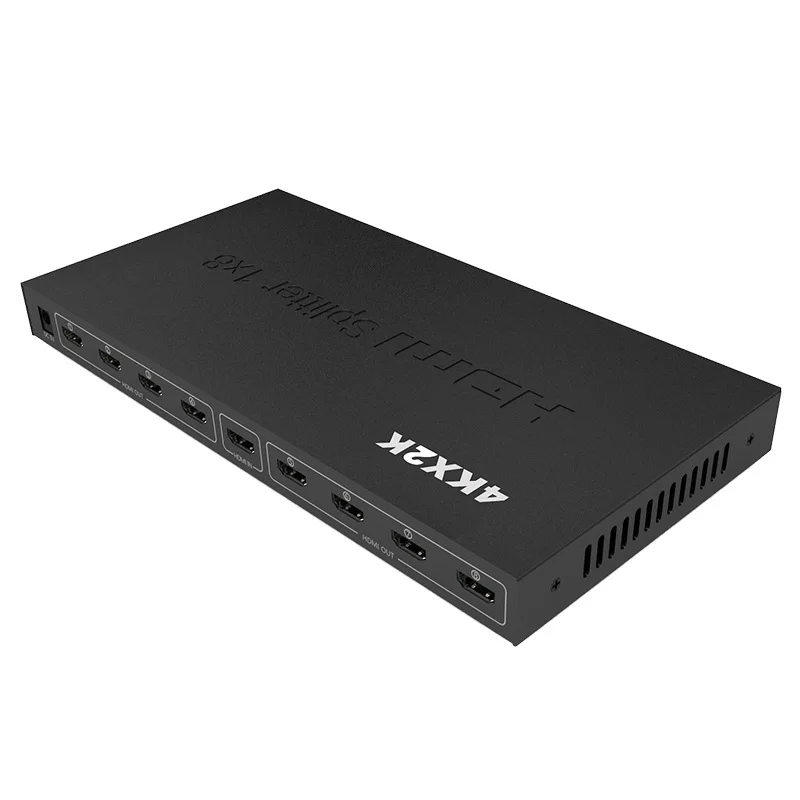 HDMI сплиттер HDCP 4K 1x2 1 в 2 out усилитель сигнала мощности 1080P 3D 1x4 аудио сплиттер HDMI конвертер 1x8 HDMI адаптер - Цвет: 1X8 4K