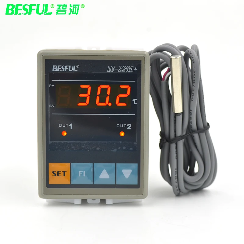 High quality BESFUL LC-220A+ solar water temperature dual temperature controller two output thermostat temperature controller цена High quality BESFUL LC-220A+ solar water temperature dual temperature controller two output thermostat temperature controller цены онлайн