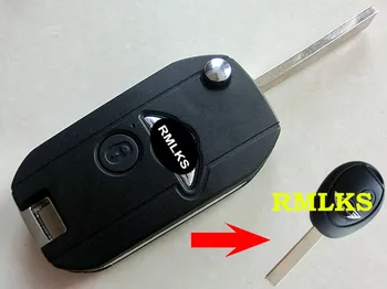 

RMLKS Folding Flip Replacement Remote Key Cover Fob Key Case Shell Fit For BMW MINI Cooper S R50 R53