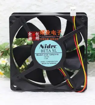 

Original NIDEC D12E-12PS2 01B 12V 1.70A 120*120*38 3 wire large air volume cooling fan