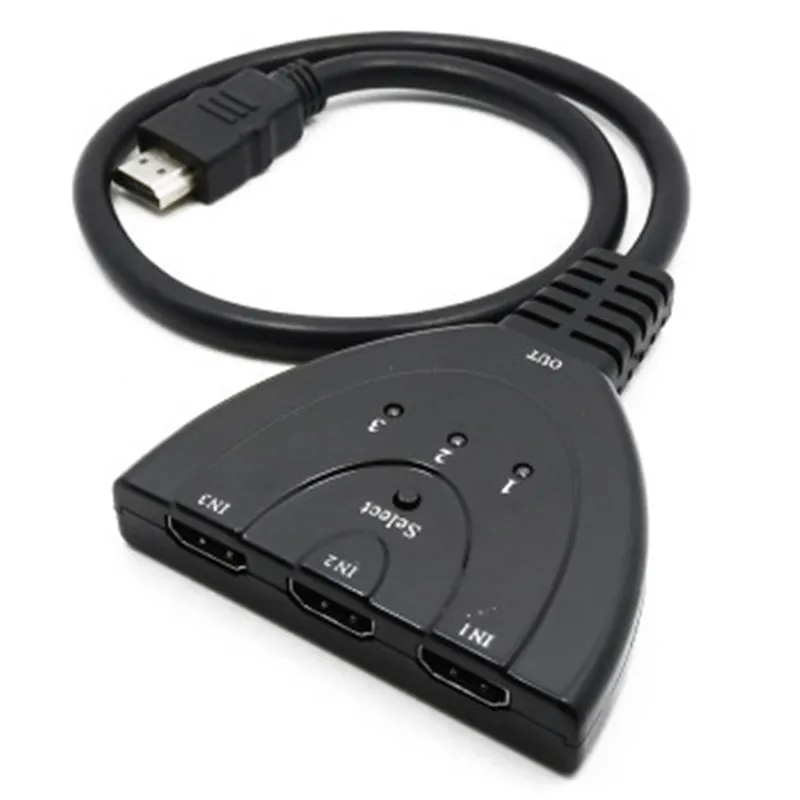 High Quality 3 Port 1080P 3D 4k HDMI AUTO Switch Switcher Splitter Hub