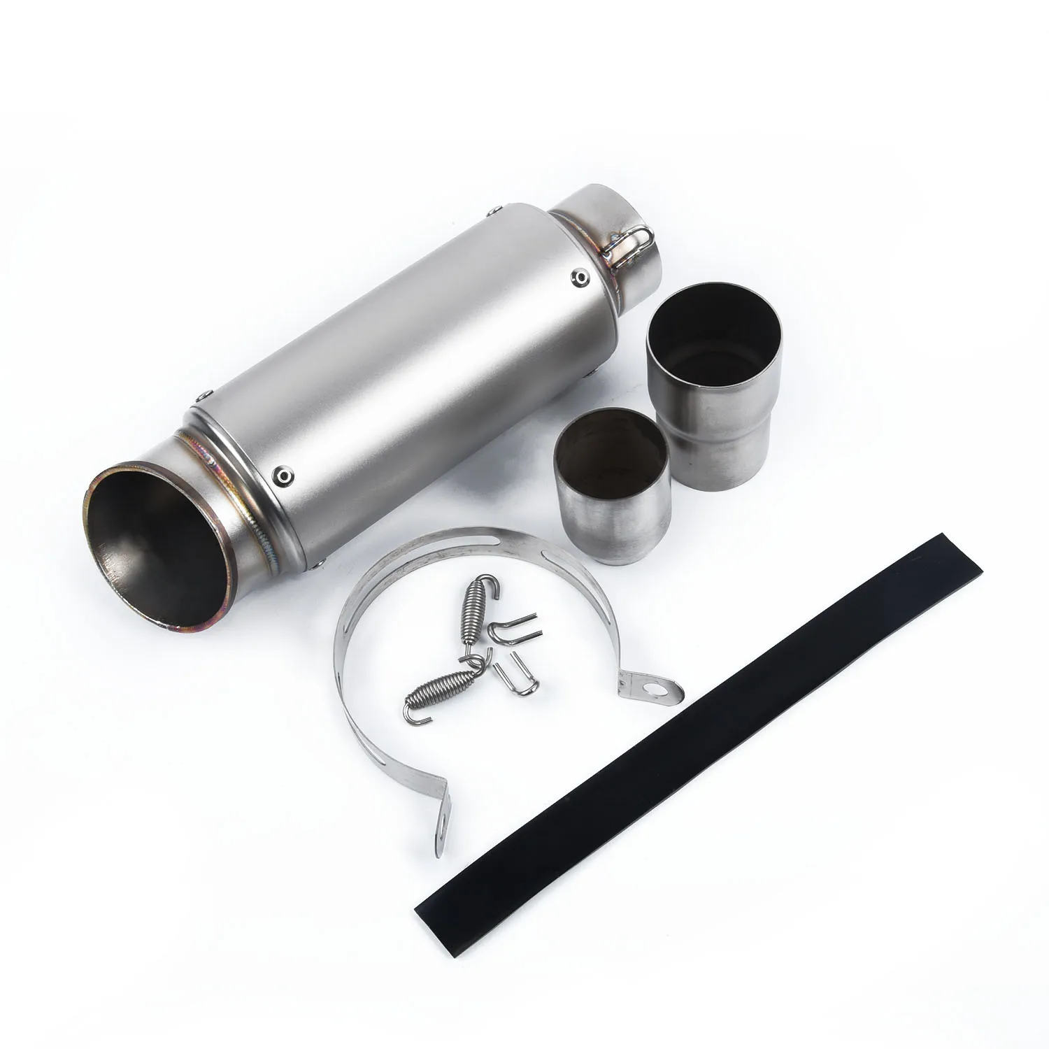 

Pro 60mm Motorcycle Exhaust Muffler Pipe Stainless Steel Racing Silencer Parts