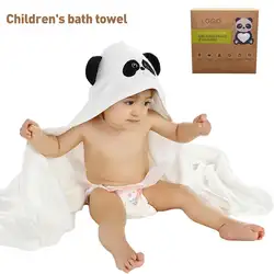 Прямая продажа с фабрики, милая подушка для купания младенцев из бамбукового волокна, полотенце для детей, детское полотенце с капюшоном
