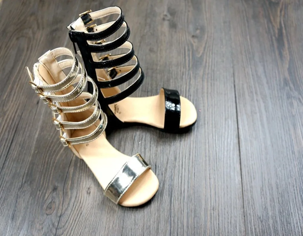 shoes black sandals