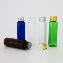 50 шт х 30 мл Путешествия парфюмерно-косметические флаконы 1oz многоразовый крем пластиковый портативный косметический контейнер прозрачный Янтарный синий белый