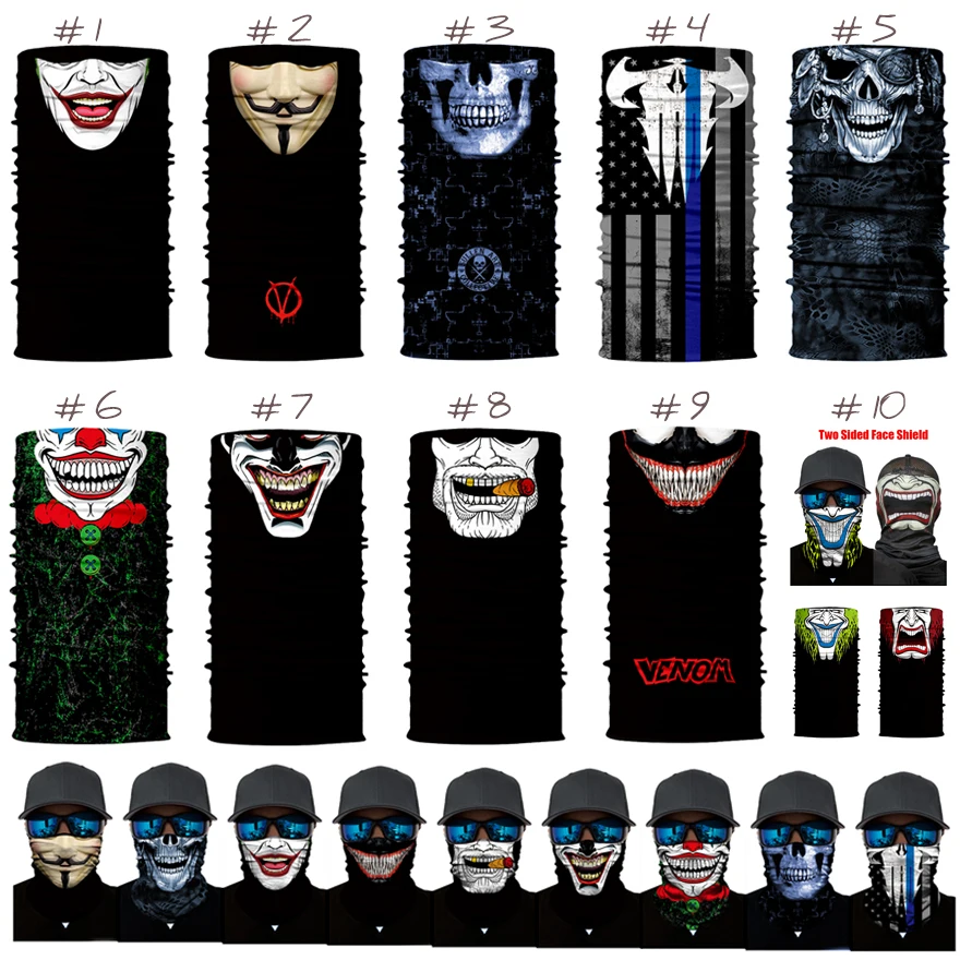 

Multi-used Face Shield Sun Mask Neck Gaiter Balaclava Fishing Scarf Headwear UV