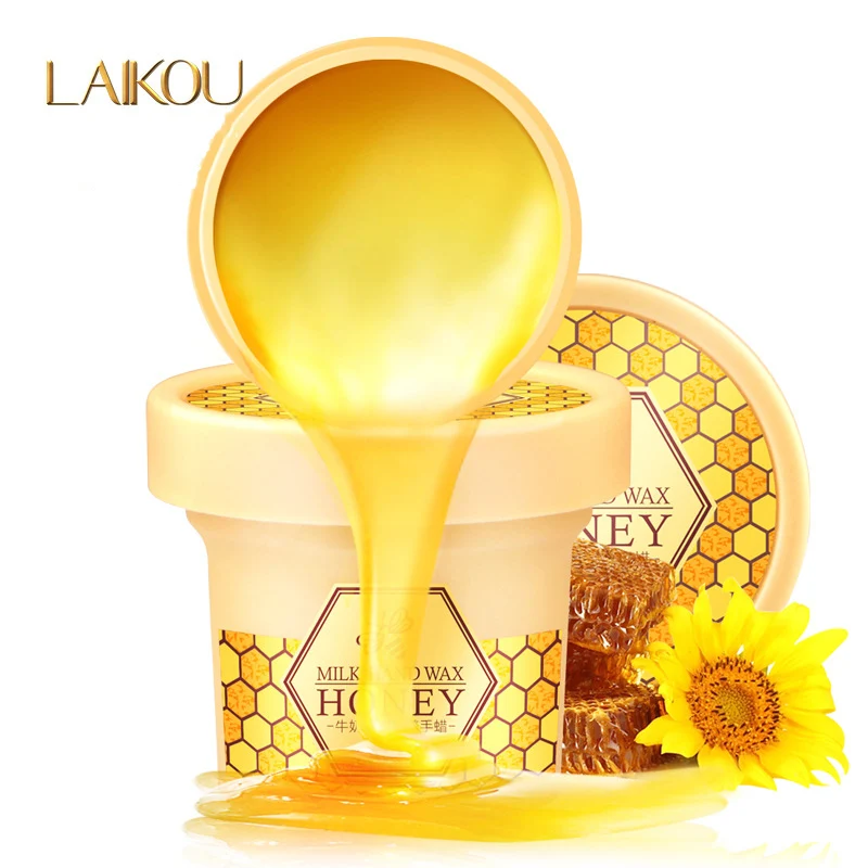 

Brands Milk Honey Nourishing Paraffin Wax Hand Mask Moisturizing Whitening Skin Care Exfoliating Calluses Hand Care Cream