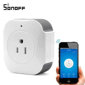 

Sonoff S30 Smart Socket US Wifi Power Socket Wireless Remote Control TimerSocket Power Switch Smart Home