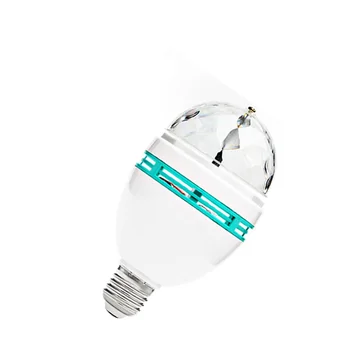 

E27 6W RGB Spot light AC220v LED Lamp 360 degree Auto Rotating Stage lights Magic Ball Bulb For Home DJ Party Dance Decoration