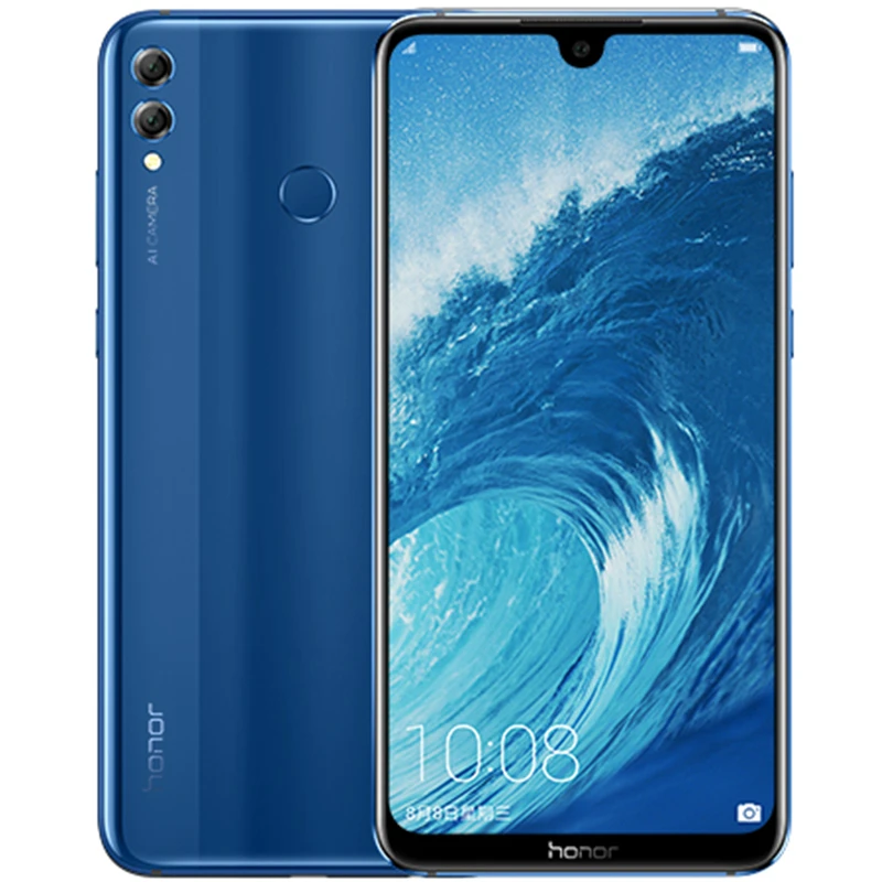 Смартфон HONOR 8X Max с глобальной прошивкой, 6 ГБ, 128 ГБ, большой экран 7,12 дюйма, 5000 мА/ч, большая батарея, Snapdragon 660, двойная камера, OTG, LTE, телефон