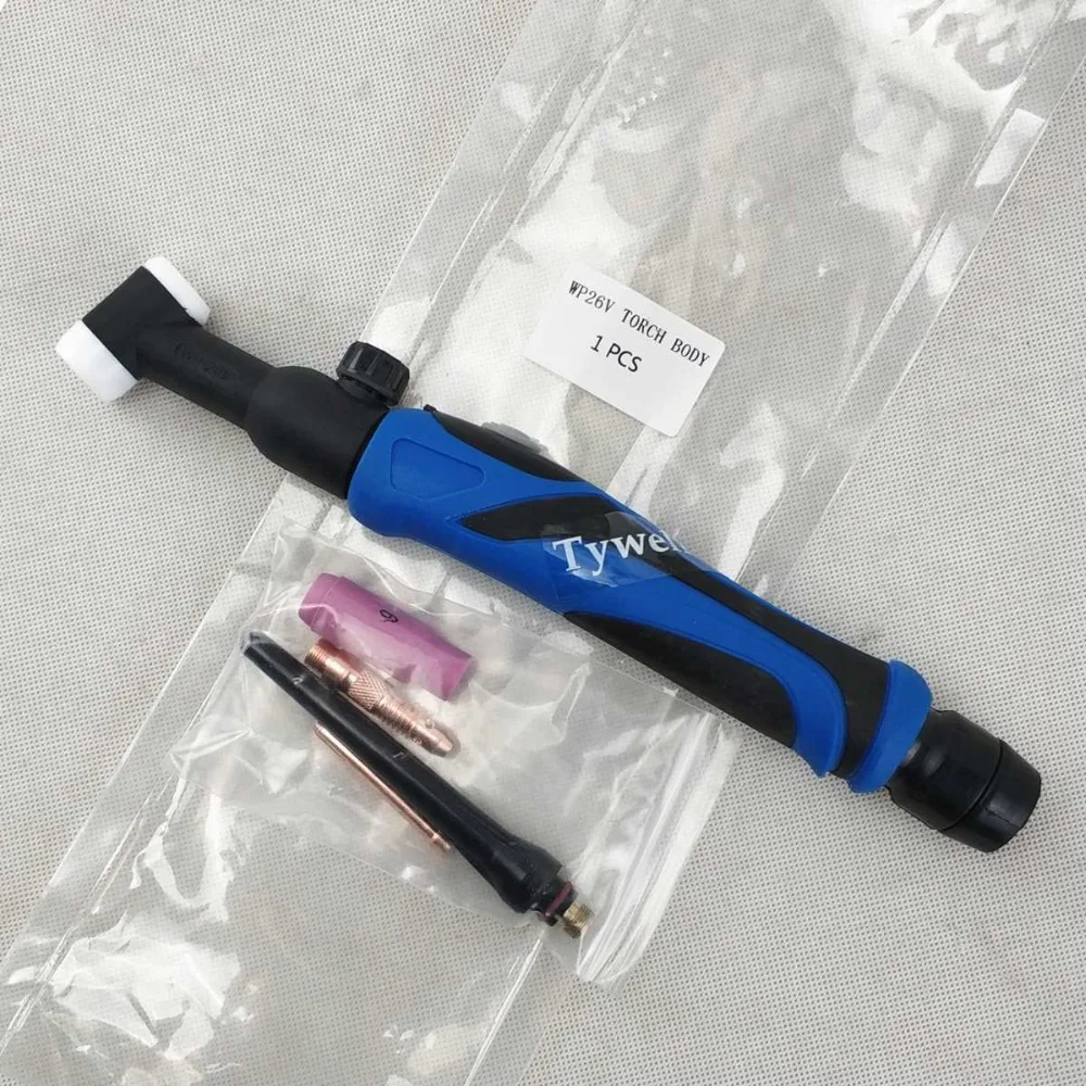 WP26V TIG Torch GTAW Gas Tungsten Arc Welding Torch A-200 Valve Argon 4m 13ft Air Cooled Torch of 1