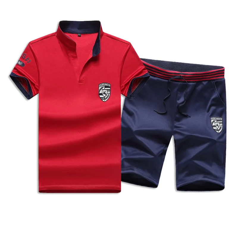 

2008 new casual suit summer fashion Korean version handsome upper garment men's short sleeve T-shirt summer two sets
