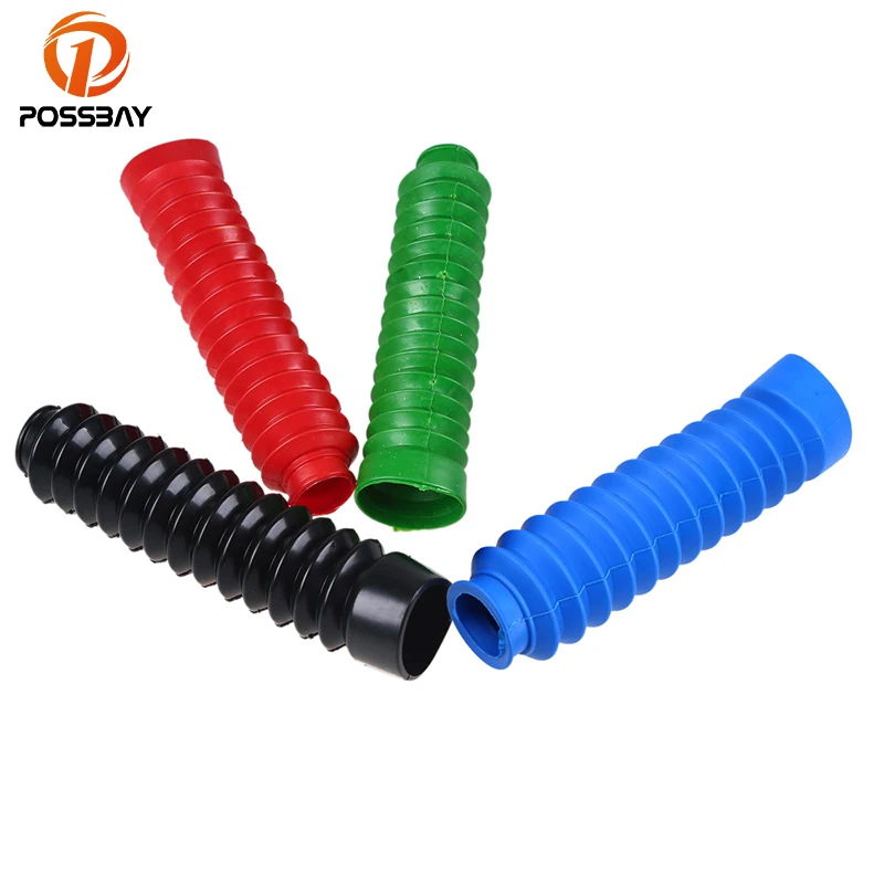 POSSBAY 4Color Universal Motorcycle Shock Absorber Cover Gaiters Gators
