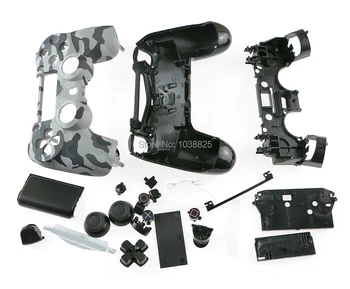 

Plastic Matte Housing Shell Case for PS4 Controller Limited verison Camouflage Housing Case Cover