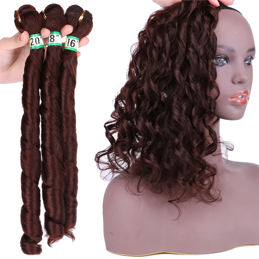 Feixes de cabelo Encaracolado Preto Natural #2