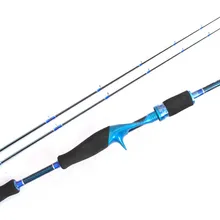 Tideliner Высококачественная дешевая спиннинговая удочка для литья под давлением, углеродная Удочка 2,1 м, два наконечника m/ML, приманка для приманки, удочка