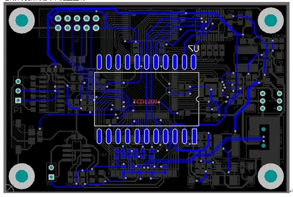 Для проектирования линейного массива CCD схема MAXII + USB2.0 TCD1209 AD9945|maxii| |