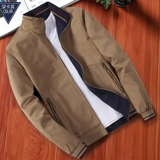 Double-faced jacket men's spring and autumn thin business casual jacket O29 Double-faced jacket men's spring and autumn thin business casual jacket O29