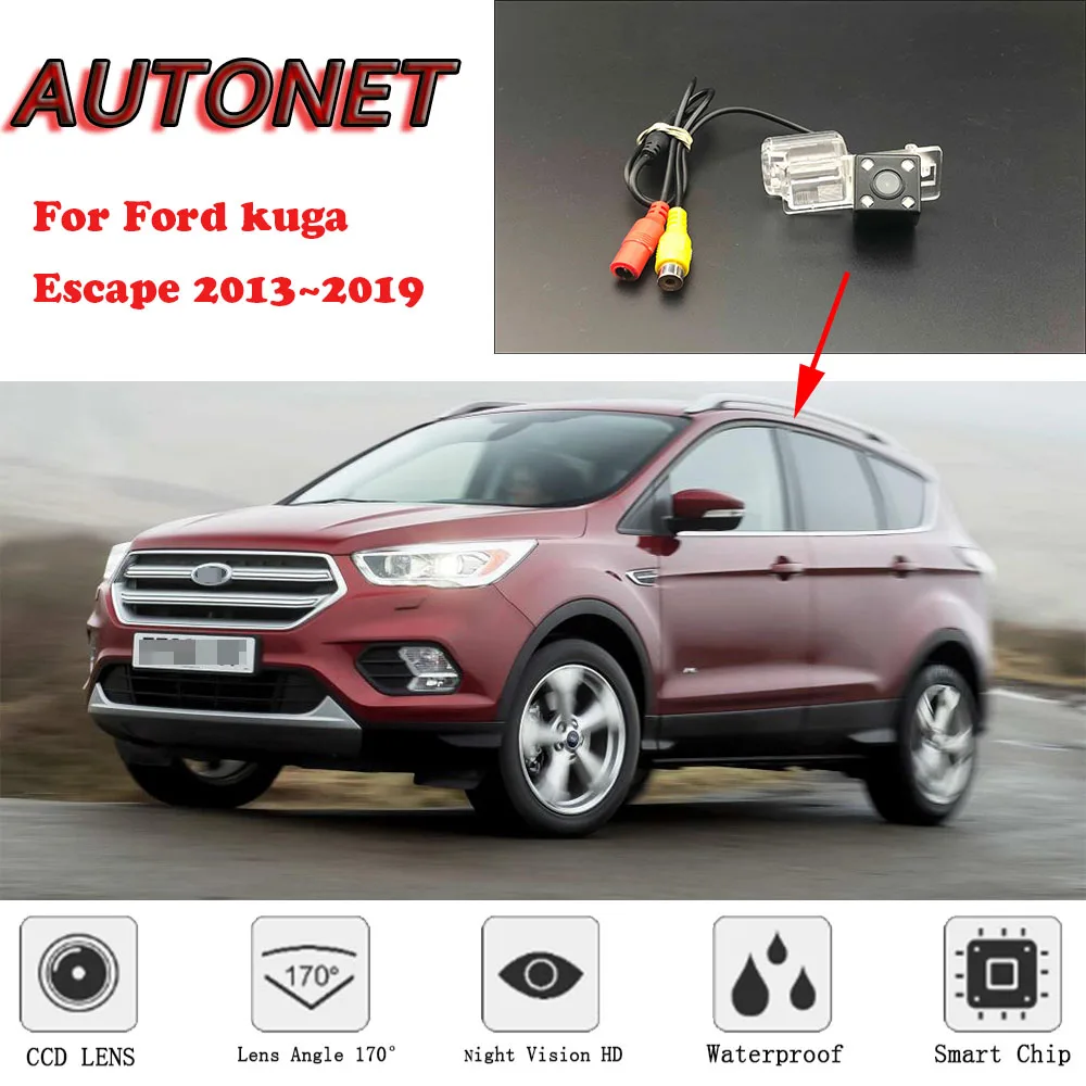 Осенняя резервная камера заднего вида для Ford kuga Escape 2013 ~ 2019 ночного