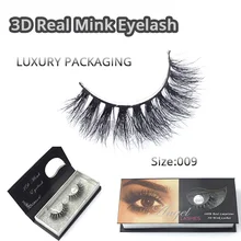 Очаровательные ресницы натуральные 3D длинные толстые Аутентичные норковые накладные ресницы для макияжа 1 пара накладные ресницы