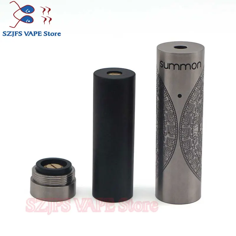 

ShenRay Summon Mechanical Mod Vape 18650 21700 battery 24.5mm 303 stainless steel Mech mod vs atto/zero /Tube /Noname Oldboy MOD