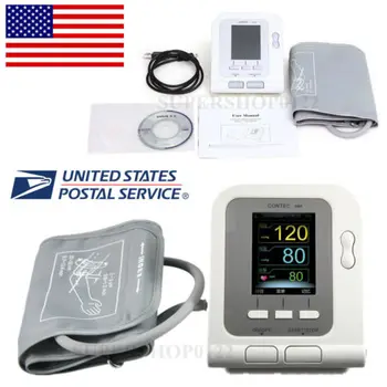 

CE-USA-Color-CONTEC08A-Digital-Blood-Pressure-Monitor-Upper-Arm-NIBP-Software