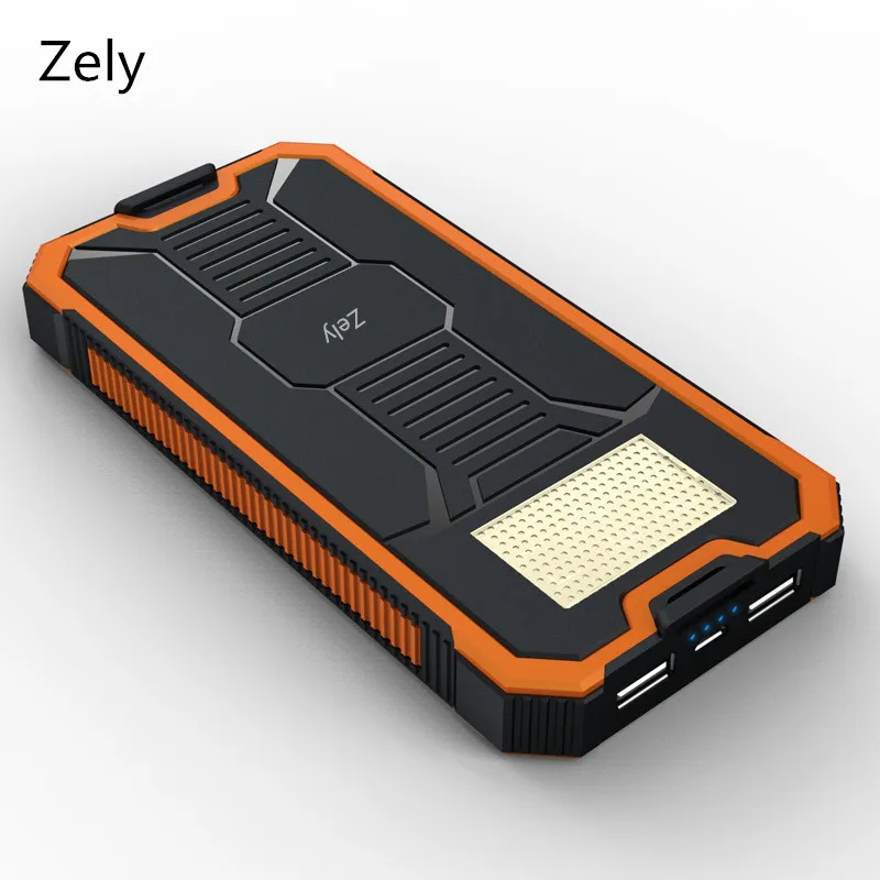 imágenes para Banco de la energía Solar Cargador De Viaje caso de la Energía Dual USB Batería de reserva externa Portable Para todo el teléfono Celular del teléfono móvil/tablet zely imágenes para Banco de la energía Solar Cargador De Viaje caso de la Energía Dual USB Batería de reserva externa Portable Para todo el teléfono Celular del teléfono móvil/tablet zely