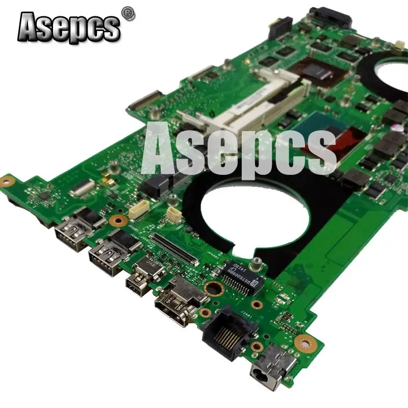 Asepcs N750JK/N750JV материнская плата для ноутбука For Asus N750JK N750JV N750J N750 тест оригинальная I7