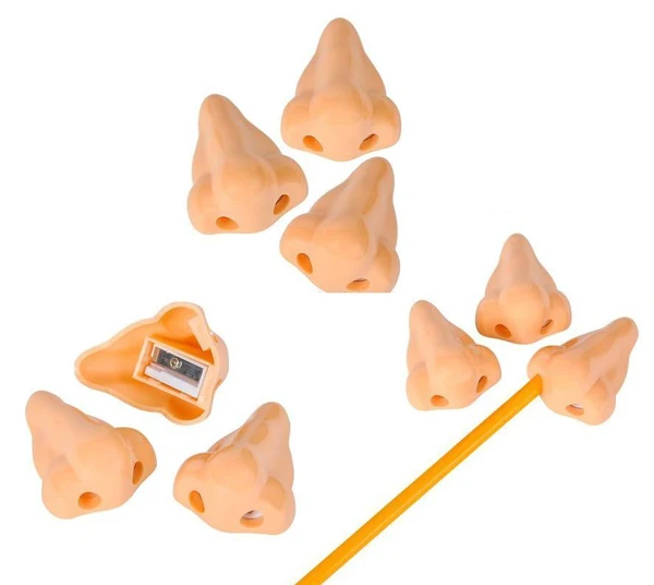 12-Pieces Nose Shape Pencil Sharpeners by Rhode Island Novelty