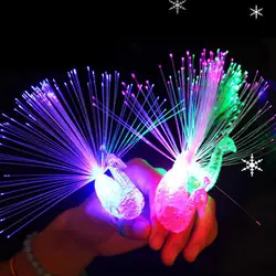 Светодиодный игрушки светодиодный Павлин палец огни светящиеся Dazzle Цвет лазер лампы Рождественские Свадебные празднования фестиваля