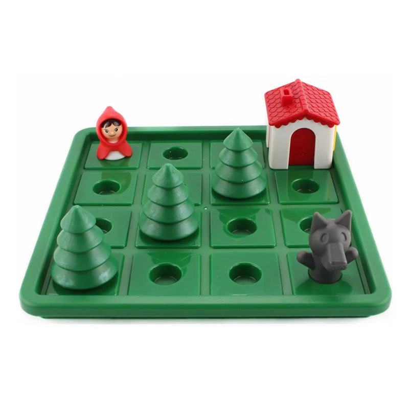Little Red Riding Hood Smart IQ Challenge Board Games Puzzle Toys For Children Speelgoed Brinquedo eudcational toys