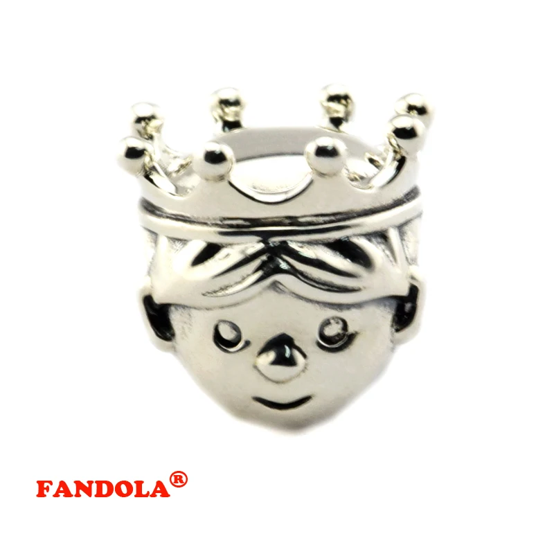 Fits for Pandora Bracelets Precious Prince Beads Authentic 925 Sterling Silver Jewelry Charms ...
