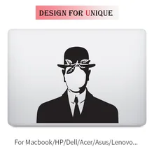 Наклейка для ноутбука с надписью «Son of Man Magritte» для Apple Macbook Pro Air retina 11, 12, 13, 15 дюймов, виниловая пленка Mac Mi Surface Book