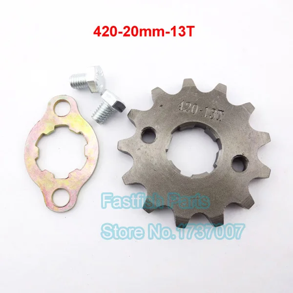 Pit Dirt Bike 420 16 Tooth 17mm ID Front Engine Sprocket For Chinese ATV Quad