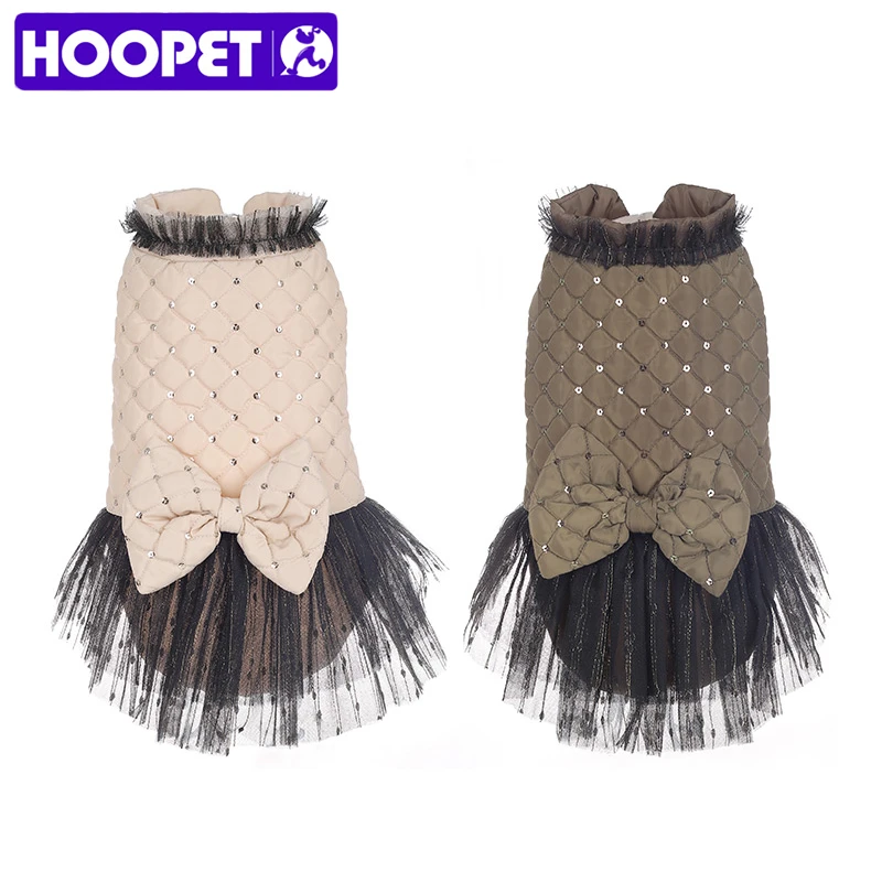 HOOPET Pet Dog Clothes For Dog Winter Dress Cotton Warm Clothes for