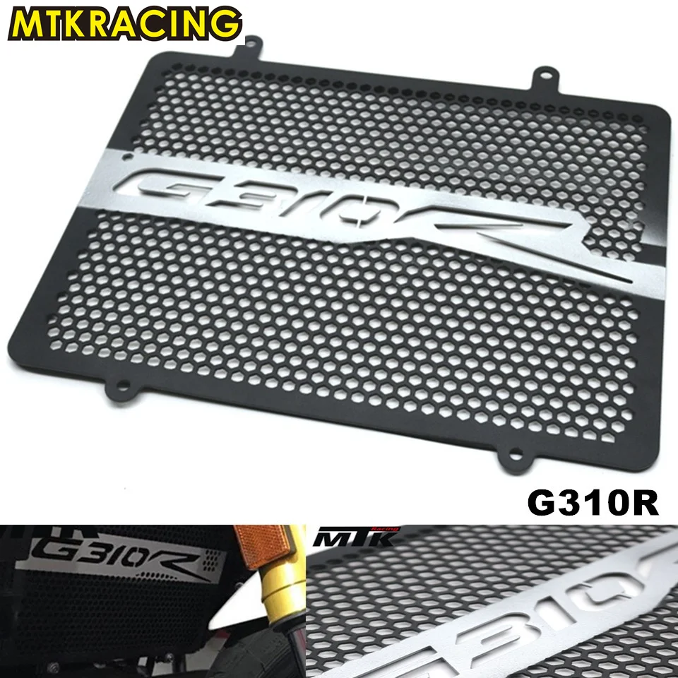 

MTKRACING 2018 NEW Motorcycle For BMW G310R G310 R G 310R 2017 2018 Stainless Steel Radiator Grille Guard Cover protection