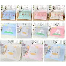 Babies and Infants Soft Water Absorption Bath Towel Pure Cotton Six Layer Gauze Fabric Blanket