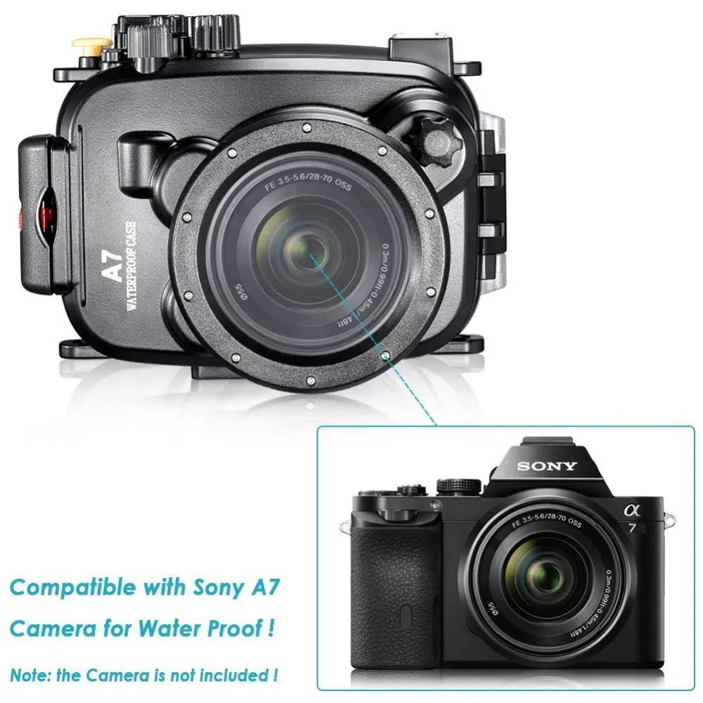 Neewer 40m 130ft Underwater PC Housing Camera Waterproof