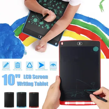

10 Inch LCD Writing Tablet Electronic Painting Drawing Pad Mini Board Portable Digital Tablets with Pen Children Kids 3 Colors