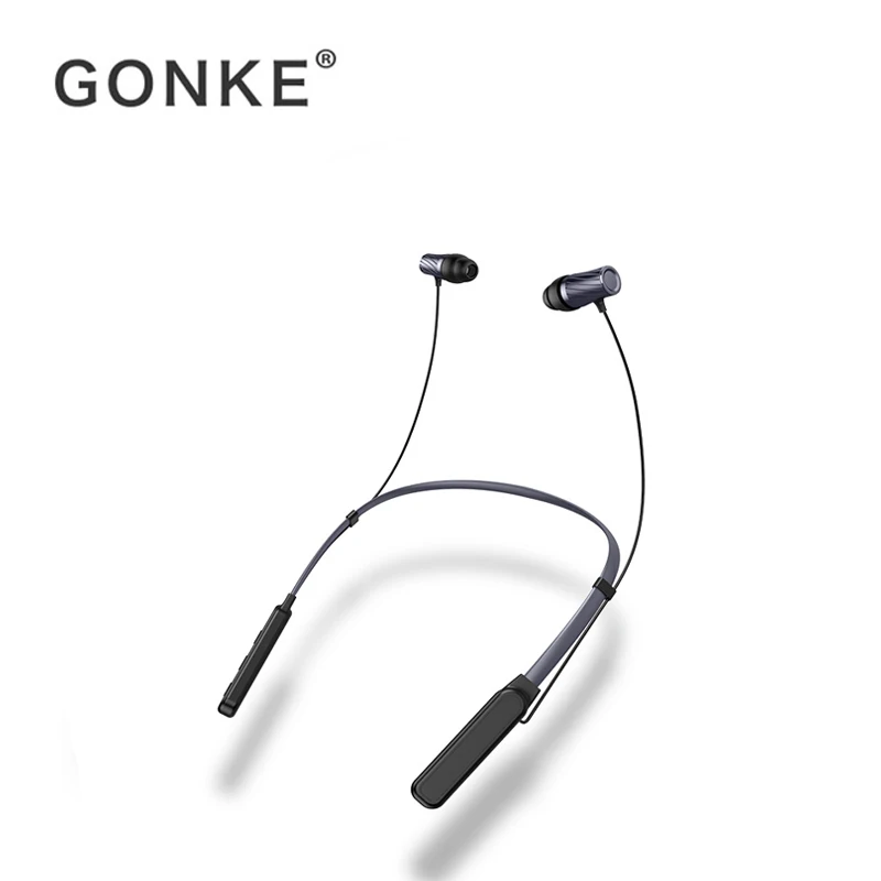 

GONKE Bluetooth 4.1 Sport Earphone with Mic Wireless Sweatproof Headphones for Running in Ear Earbuds for Mobile Phones