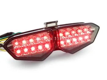 

motorcycle smoke LED inter grated reflector brake tail light for 03-05 Yamaha YZF R6 06-09 R6S