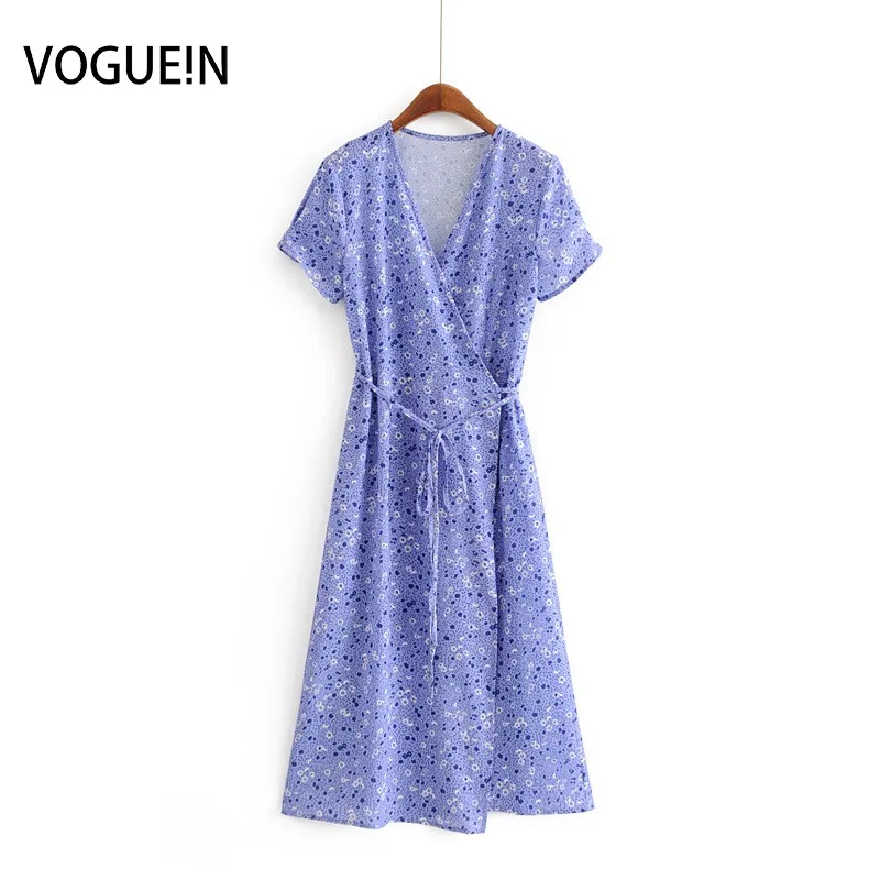 V neck floral dress wholesale market