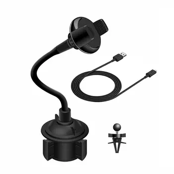 

Qi Wireless Car Air Vent + Gooseneck Cup Holder Mount Mobile Phone Stand Charging Bracket For iphone Samsung Huawei XiaomiAndroi