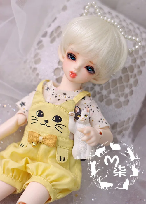 M7-bjd куклы мяу комбинезон Cat Штаны 1/6 yosd