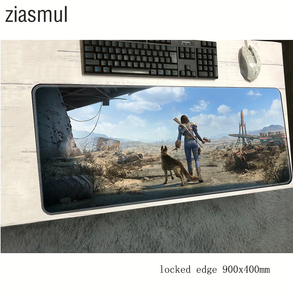 Коврик для мыши Fallout 4 модный коврик 90x40 см компьютерный игровой HD клавиатура с