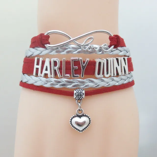 SANDEI fashion Infinity Love HARLEY QUINN Bracelet friendship Bracelets