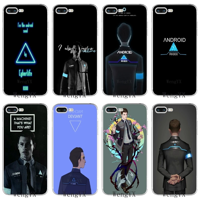 

Detroit Become Human Android RK800 Connor TPU Soft phone case For Sony xperia XA Z Z1 Z2 Z3 Z4 Z5 Premium Compact M2 M4 M5 E3 T3